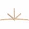 Ekena Millwork Alberta Smooth Timber Gable Bracket, Douglas Fir, 96"W x 60"H x 3 1/2"D x 3 1/2"F, 15/12 Pitch GBW096X60X0404ALB00SDF - alternate 5